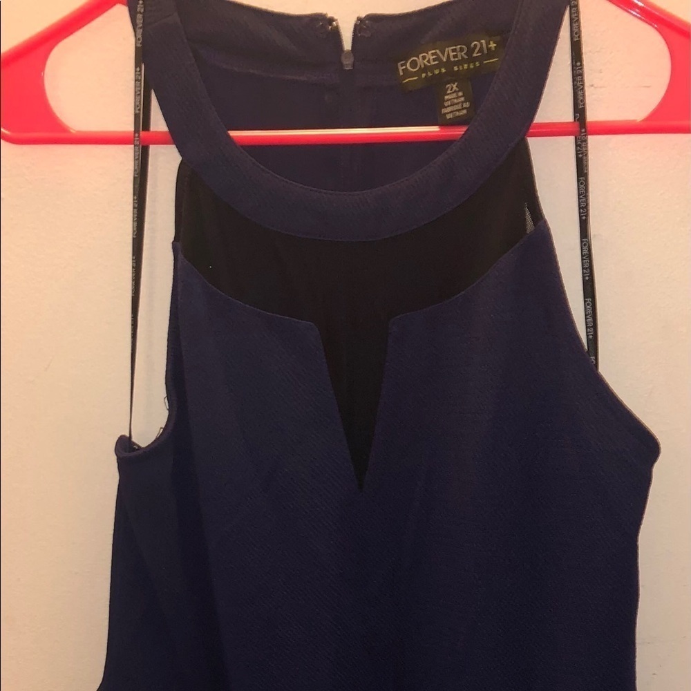 Eggplant A Line Dress